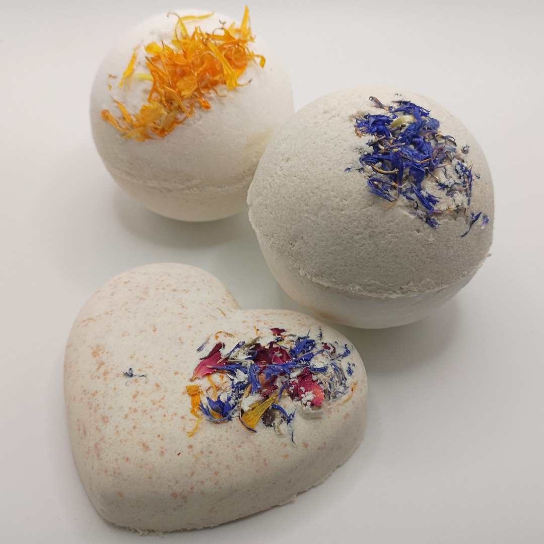 CPSR Botanical Bath Bombs with essential oils and flexible clays