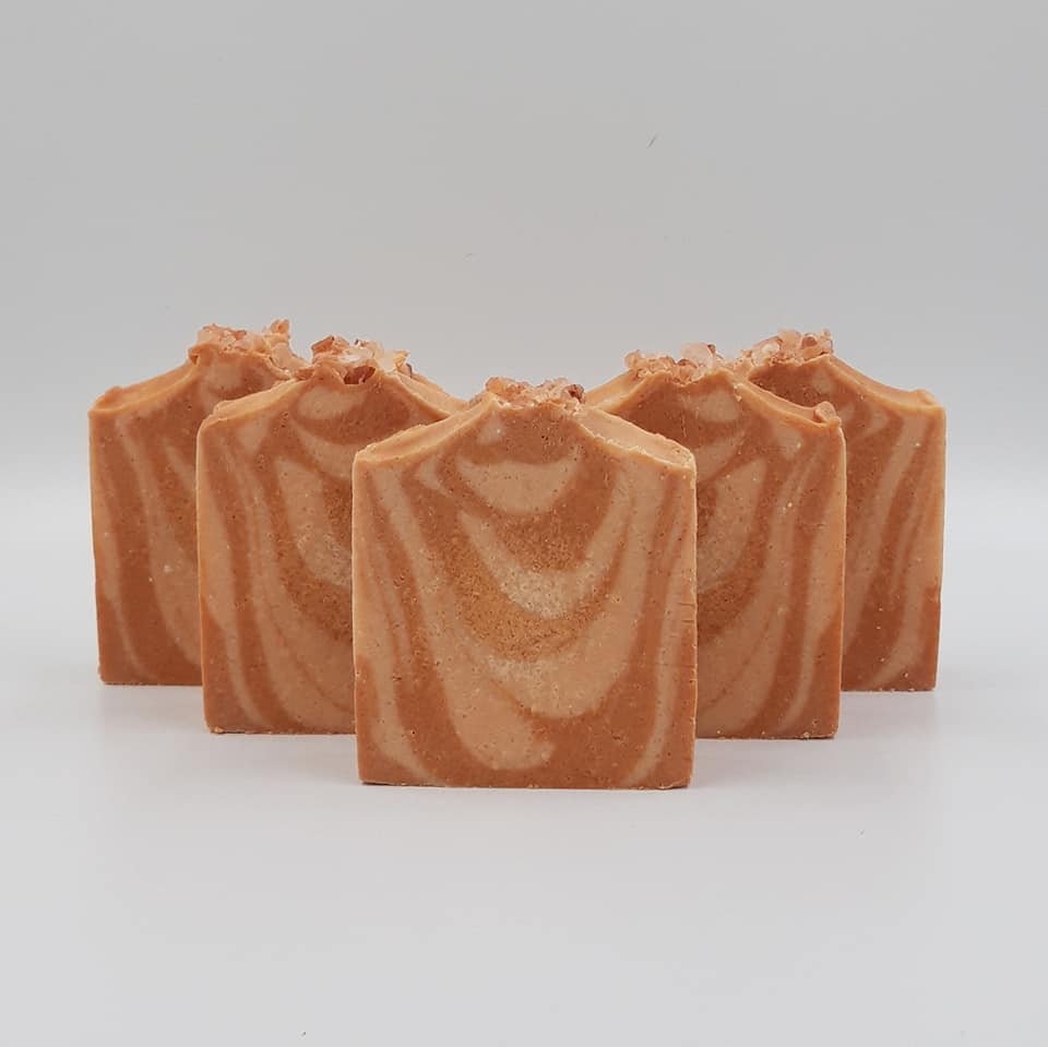 CPSR CP Salt Bars Soap range, 6 essential oil variants, flexible botanicals and clays